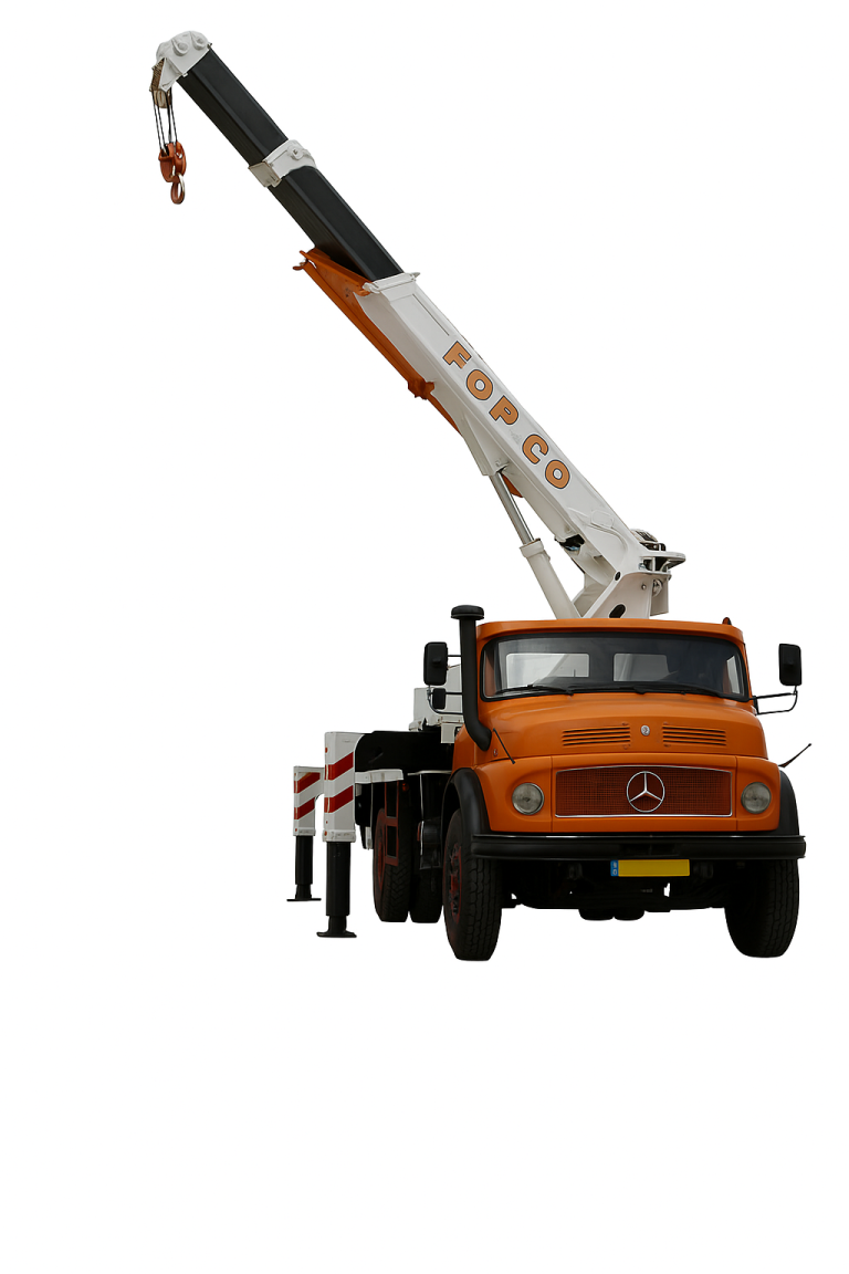 جرثقیل 10 تن دو تلسکوپ به همراه جیب